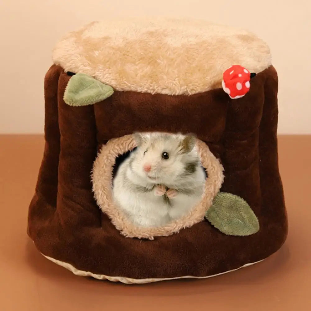 Cozy Flannel Hamster Bed: Ideal Pet Hideout for Rat Cage
