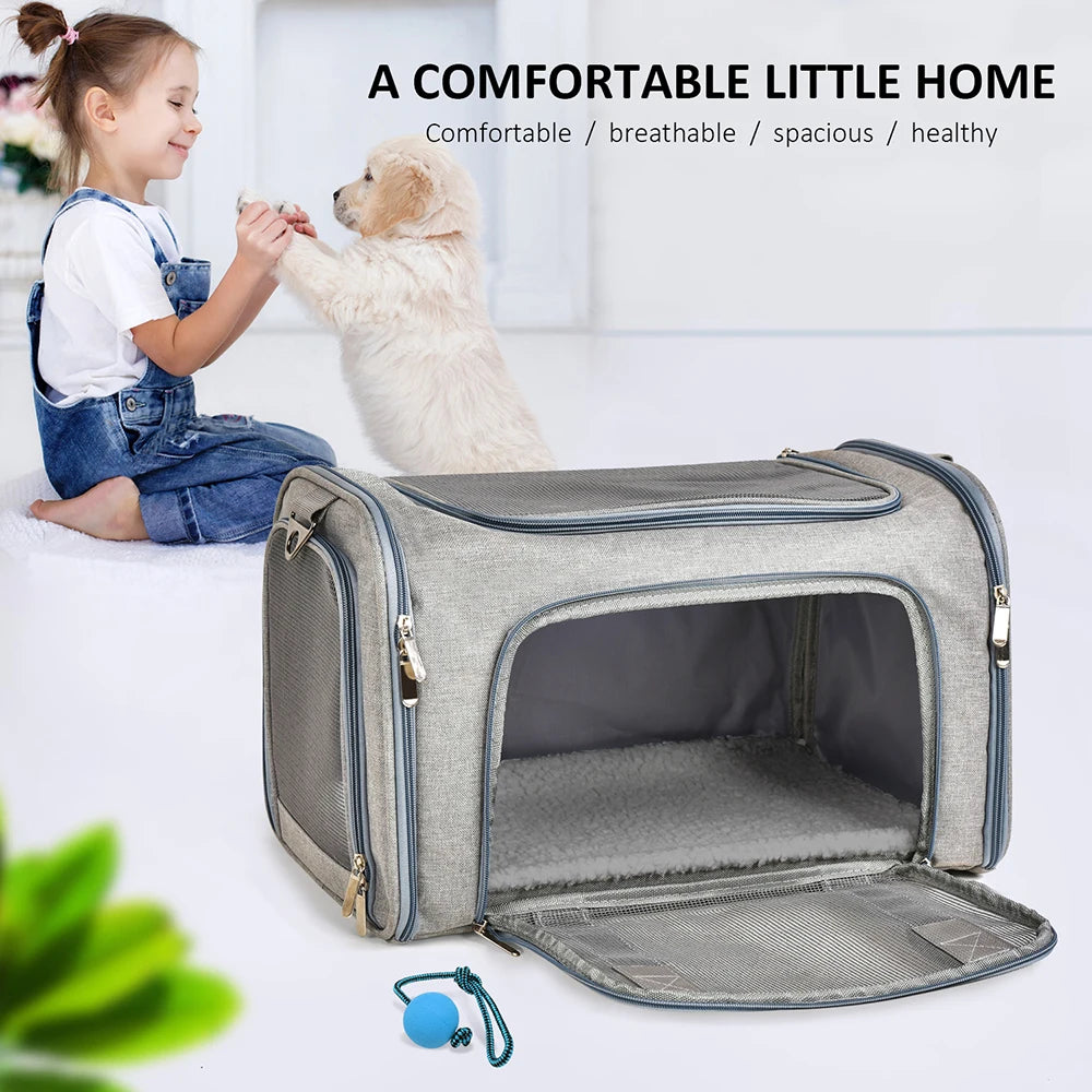 Versatile Dog Backpack for Small Pets – Stylish & Airline Approved