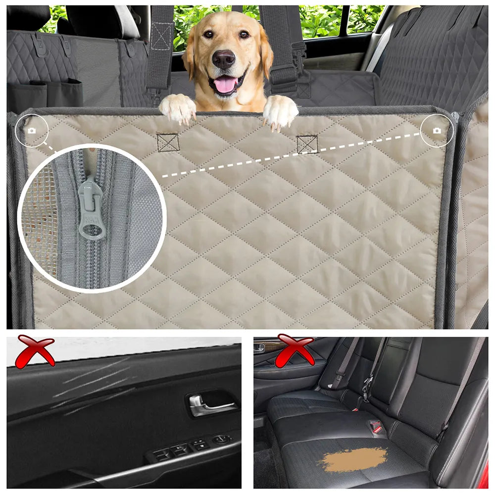 PETRAVEL Dog Back Seat Waterproof Cover Protector