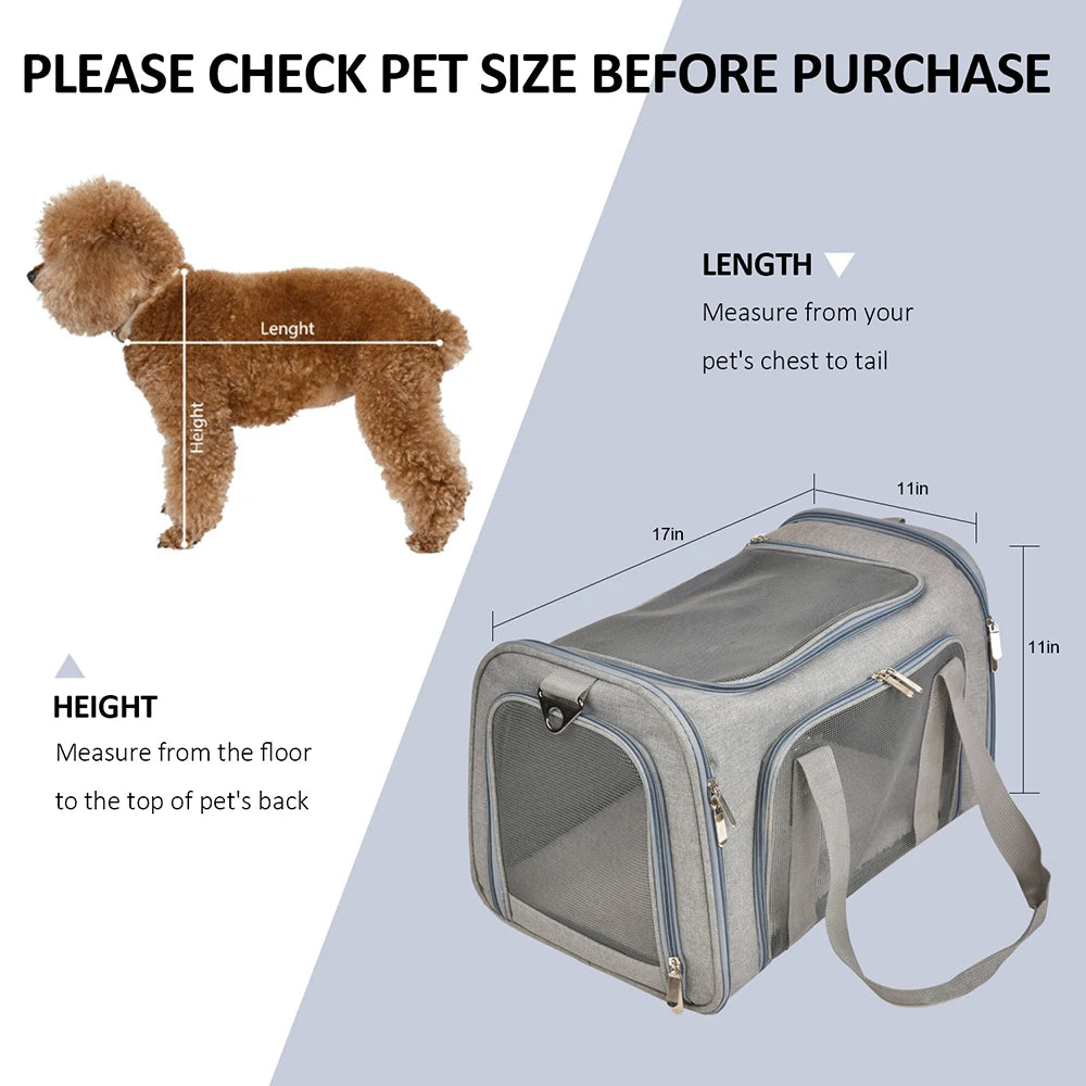 Versatile Dog Backpack for Small Pets – Stylish & Airline Approved