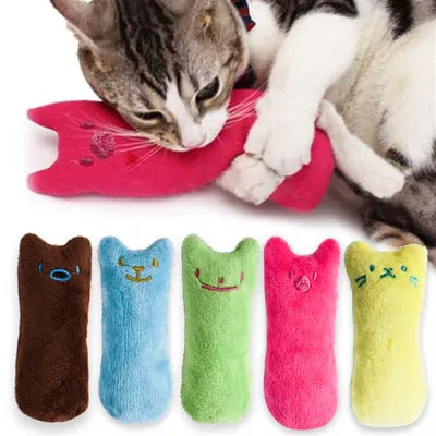Interactive Plush Cat Chewing Toy – Teeth-Grinding Fun for Happy Cats!