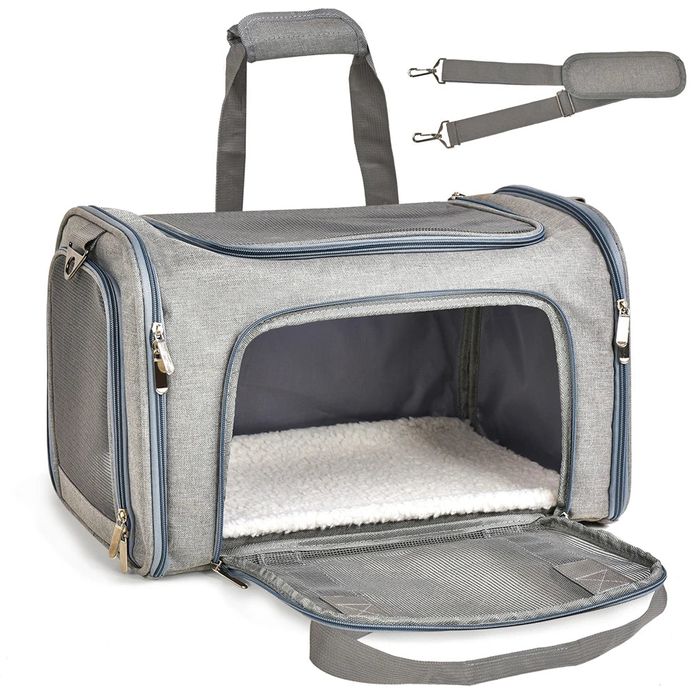 Versatile Dog Backpack for Small Pets – Stylish & Airline Approved