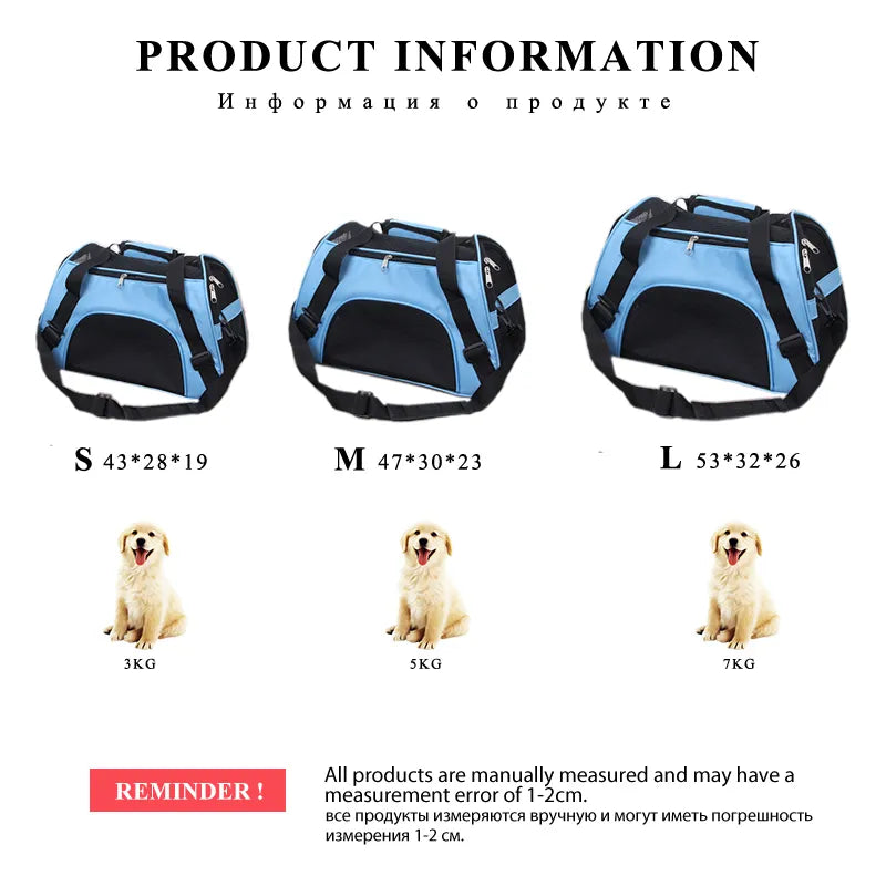 Cat Breathable Transport Handbag Bag