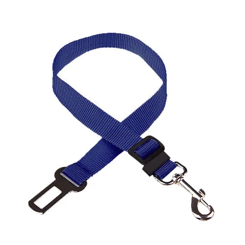 Secure Travel: Adjustable Dog Harness with Car Seat Belt Clip