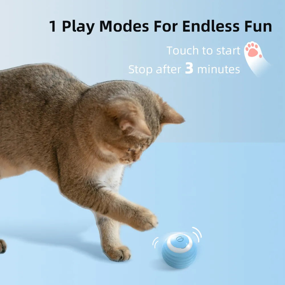 Electronic Cat Toy: Smart Interactive Ball for Indoor Fun