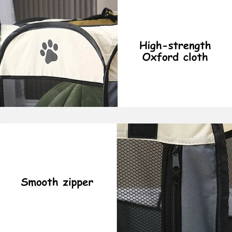 Premium Indoor Pet Kennels: Foldable, Portable, & Easy to Use