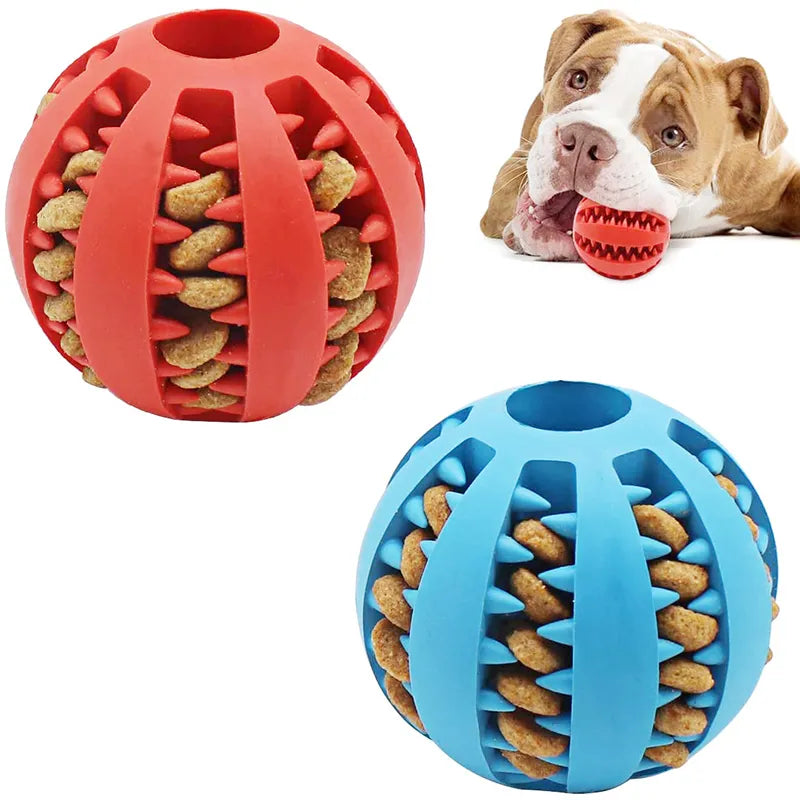 Interactive Dog Treat Ball: Chew Fun for Small Dogs