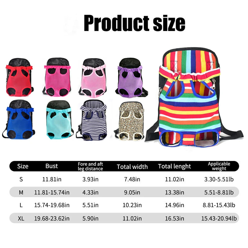 Outdoor Travel Dog Carrier Backpack all dog sizes