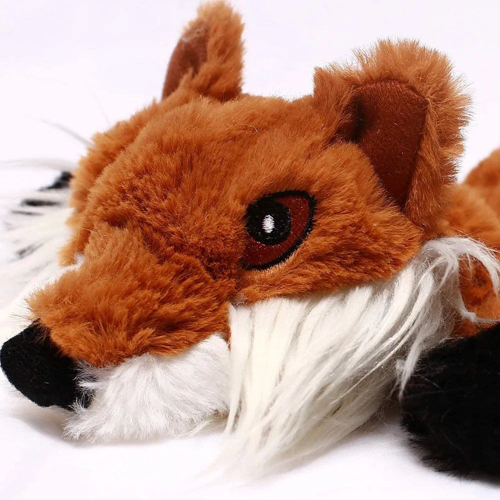 Squeak Dog Toy: Durable & Stuffingless Plush Chew Fun