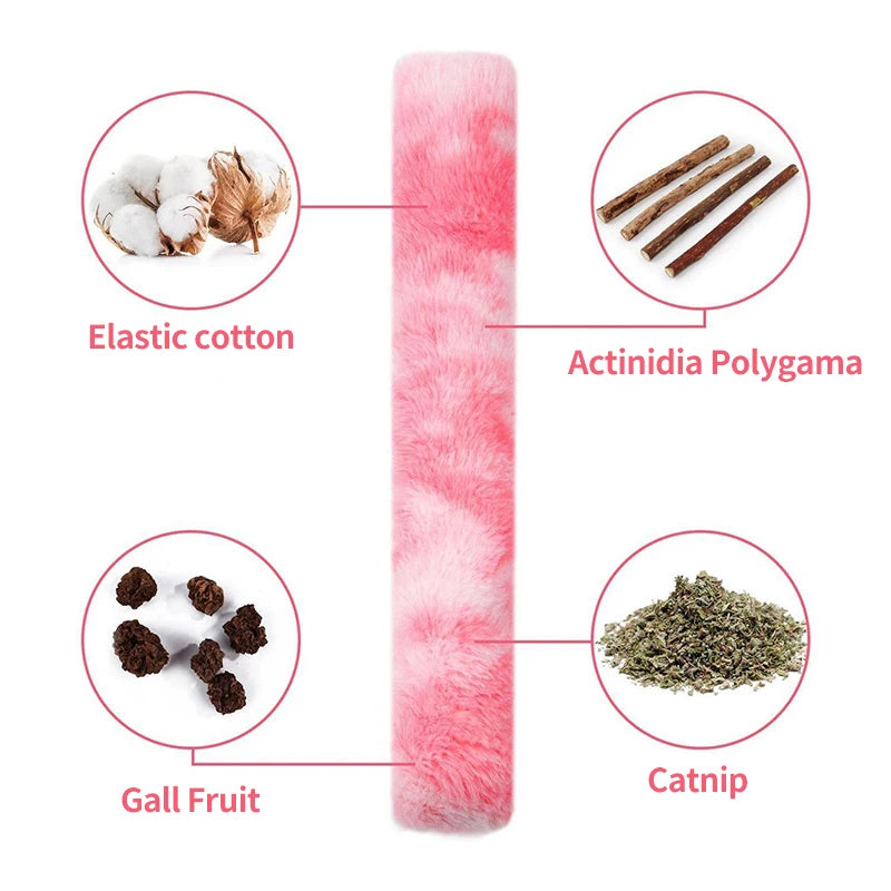 Interactive Plush Cat Bite Toys with Catnip for Playful Fun