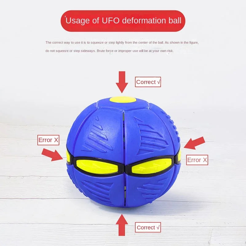 Interactive Dog Ball: Elevate Outdoor Fun with Flying UFO Toy