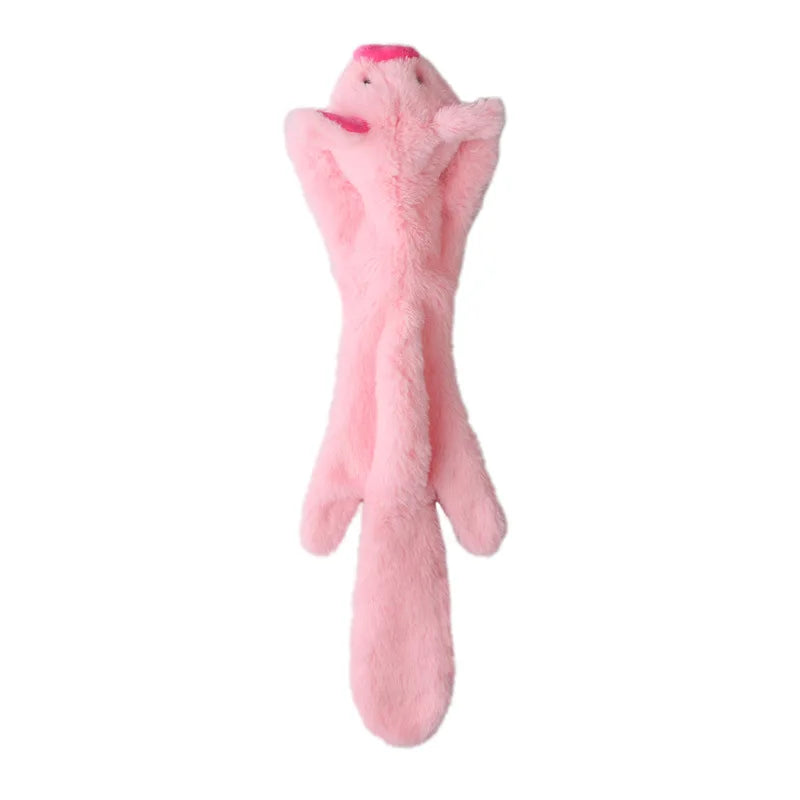 Squeak Dog Toy: Durable & Stuffingless Plush Chew Fun