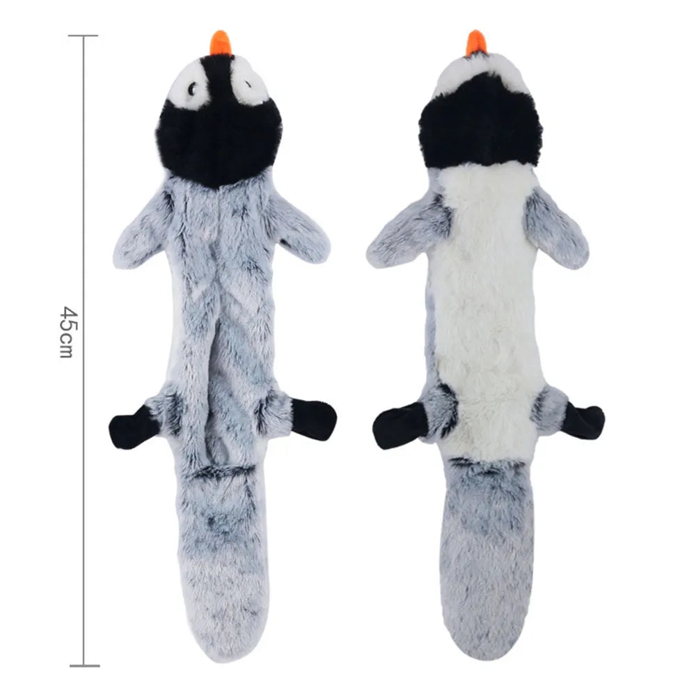 Squeak Dog Toy: Durable & Stuffingless Plush Chew Fun