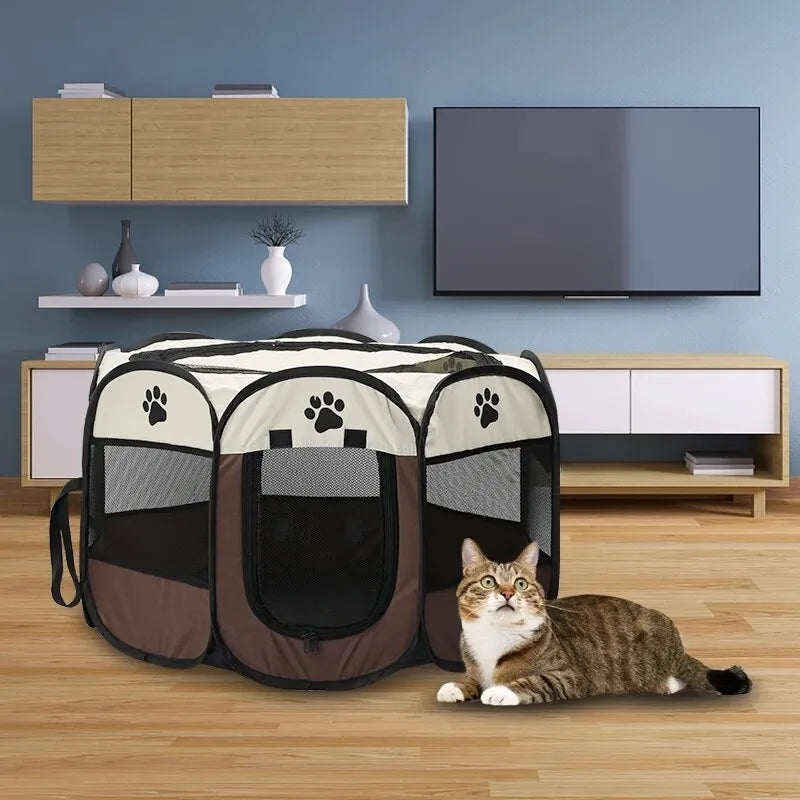 Premium Indoor Pet Kennels: Foldable, Portable, & Easy to Use