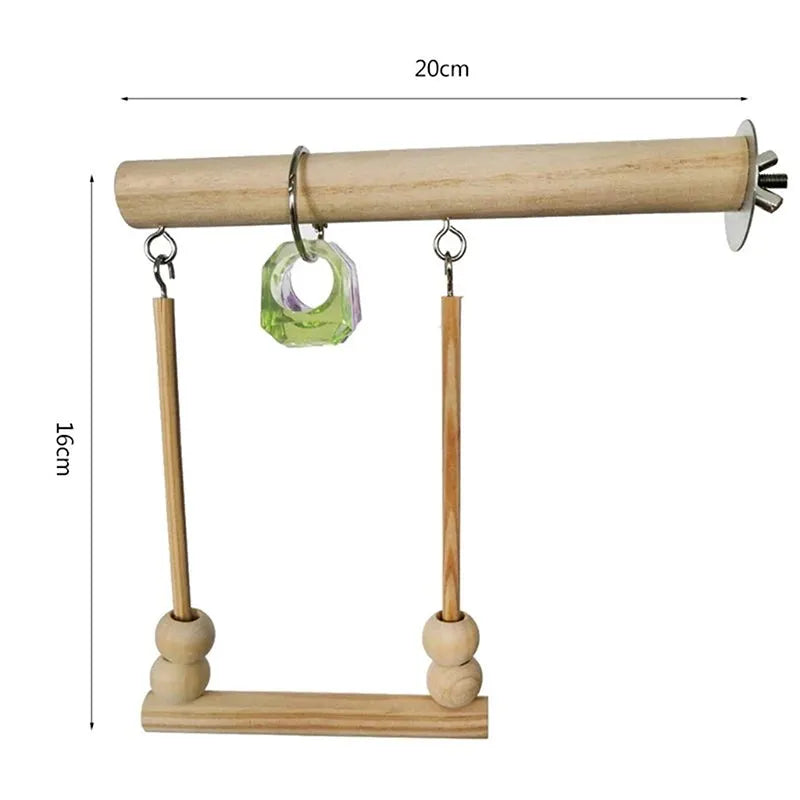 Chewable Cotton Rope Parrot Toy for Training and Entertainment