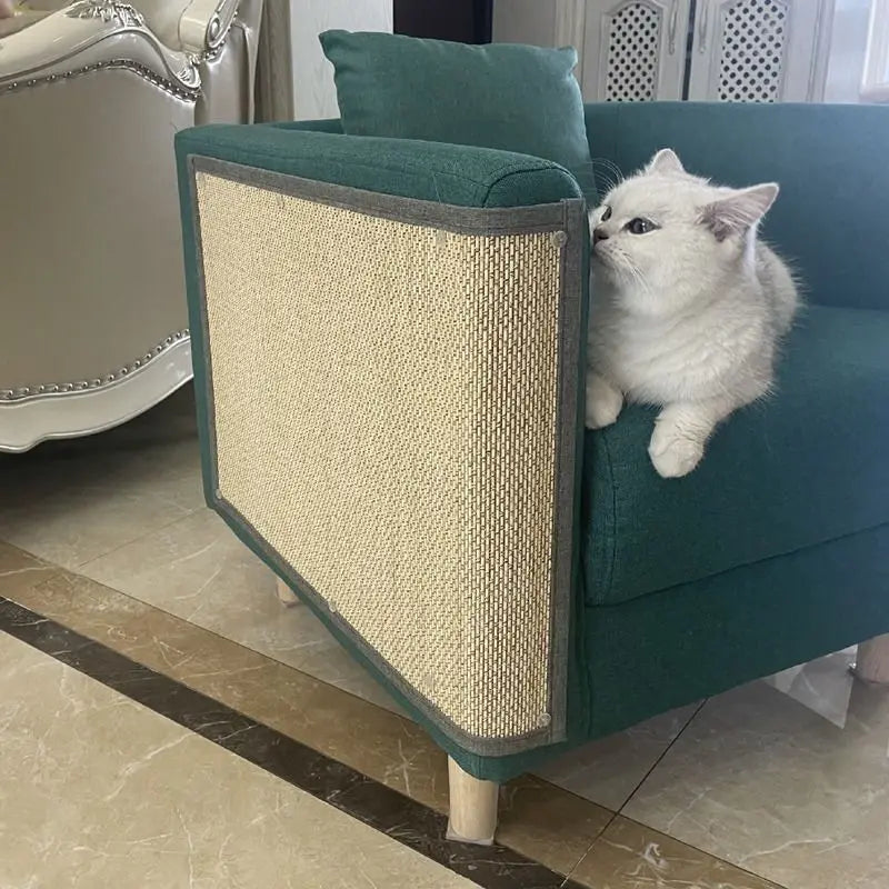 Bamboo Cat Scratcher: Natural Nails Sharpener & Furniture Protector