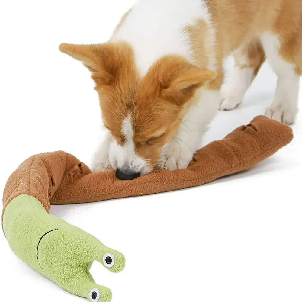 Engage Pups with Snail-shaped Dog Squeak Toys