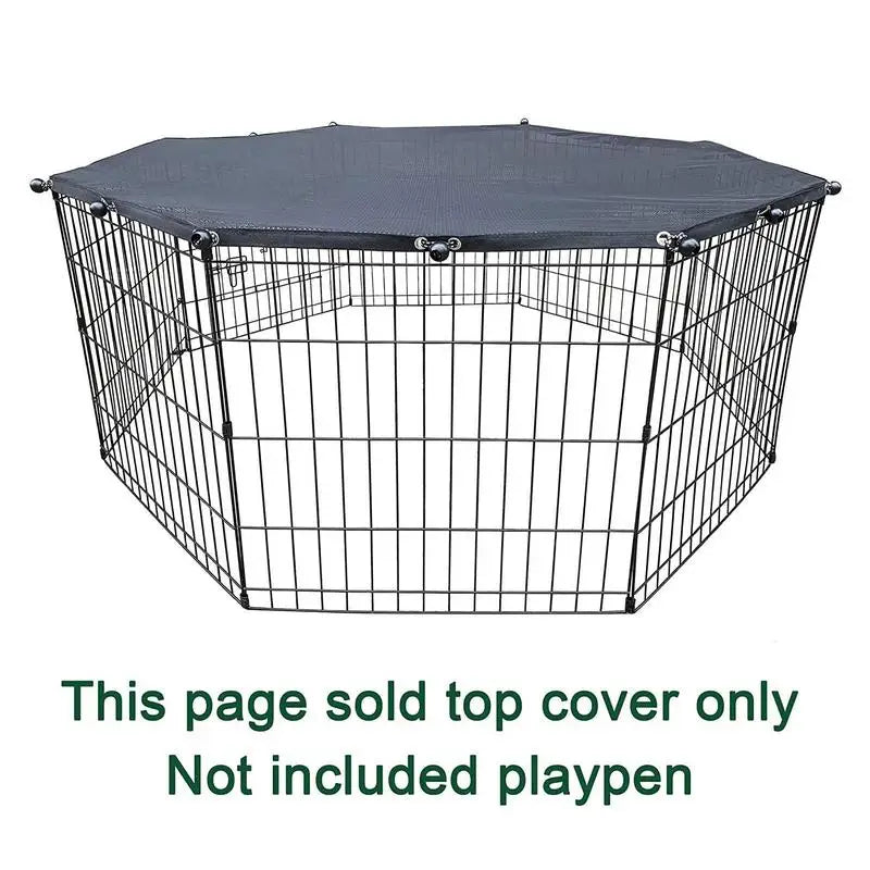 Premium Dog Playpen Cover: Sun, Rain, Escape-Proof