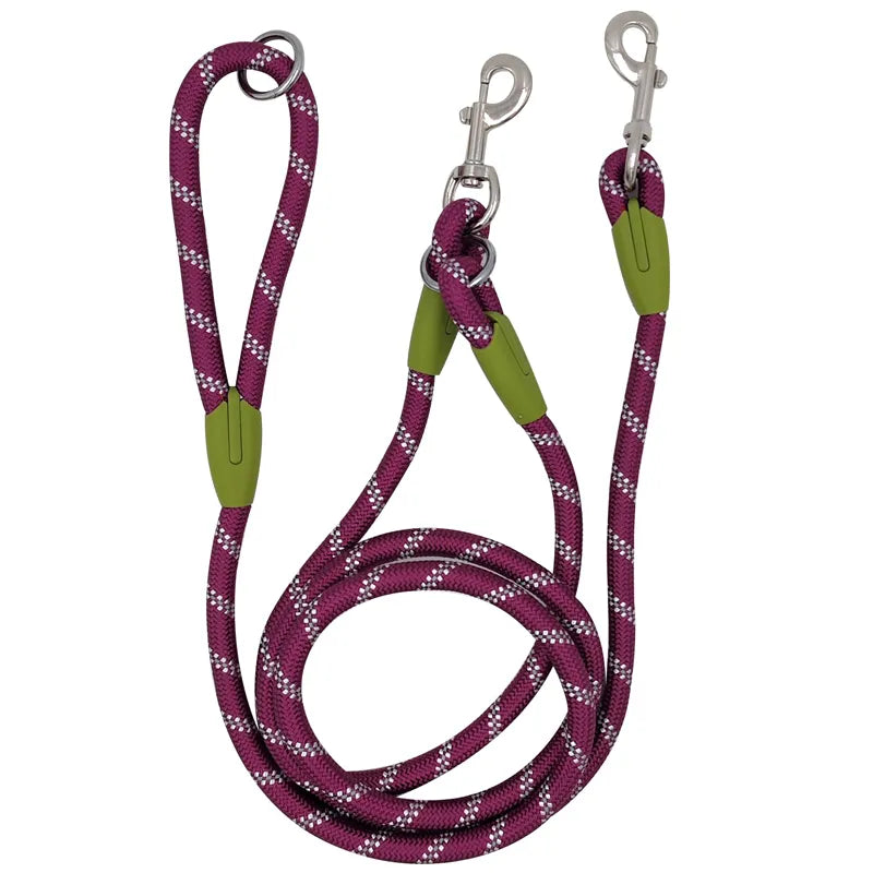 Reflective Dog Leash: Freedom, Safety, Comfort - CAWAYI KENNEL