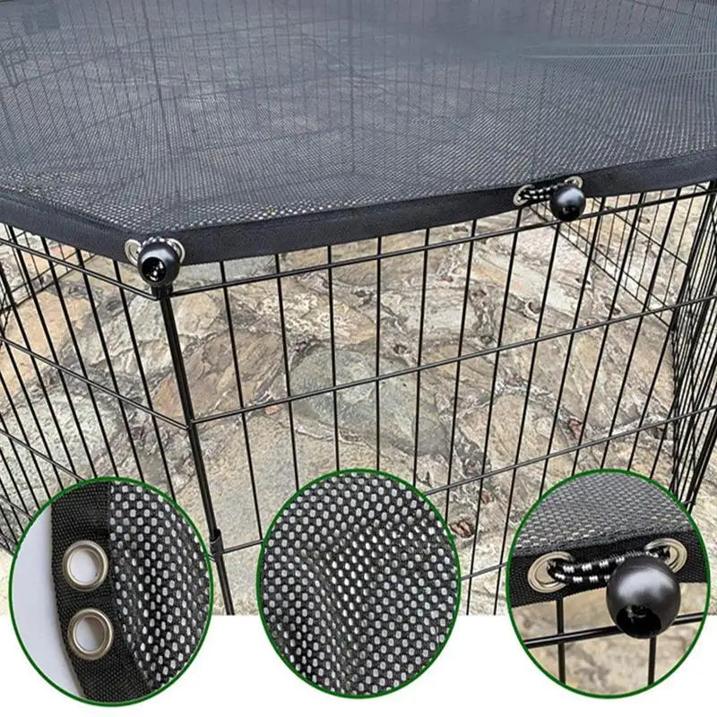 Premium Dog Playpen Cover: Sun, Rain, Escape-Proof
