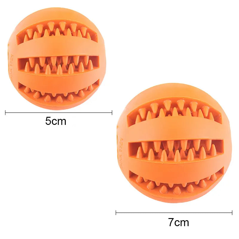 Interactive Dog Treat Ball: Chew Fun for Small Dogs