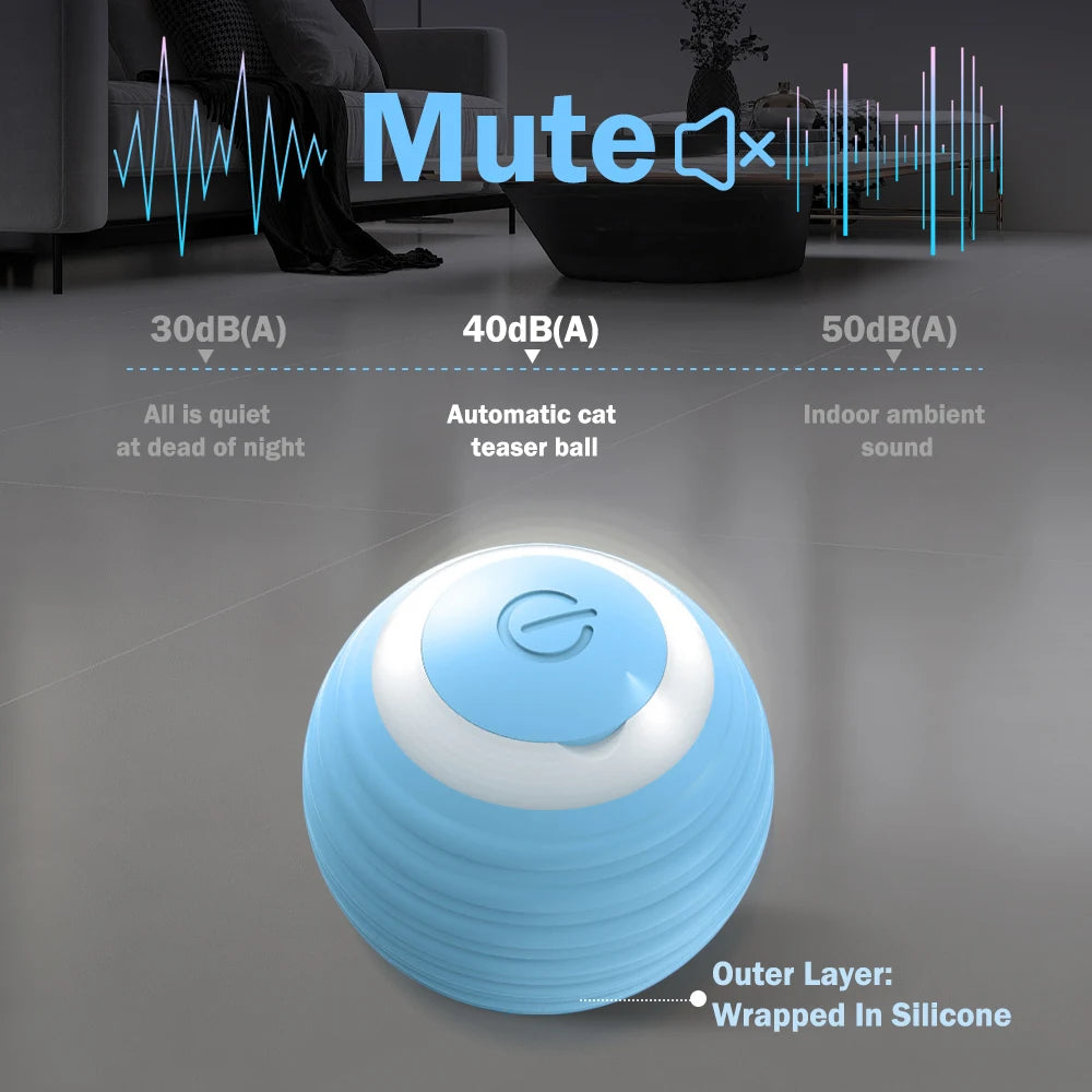 Electronic Cat Toy: Smart Interactive Ball for Indoor Fun