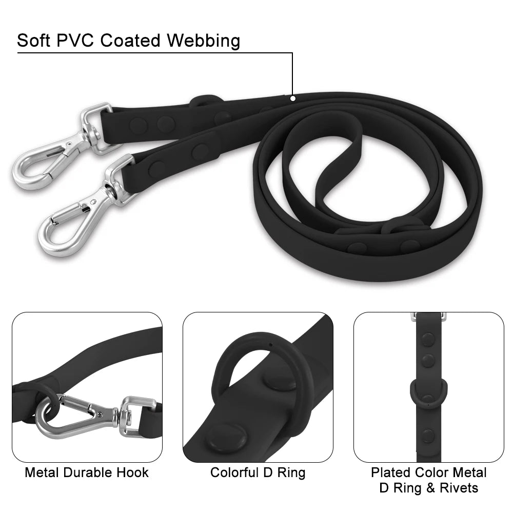 Dual Comfort Dog Harness Set - Adjustable, Breathable, and Stylish