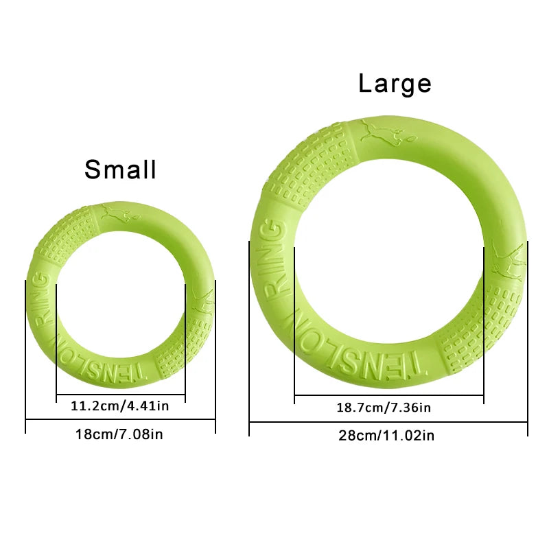 Ring Dog Toy: Interactive EVA Training for Floating Fun