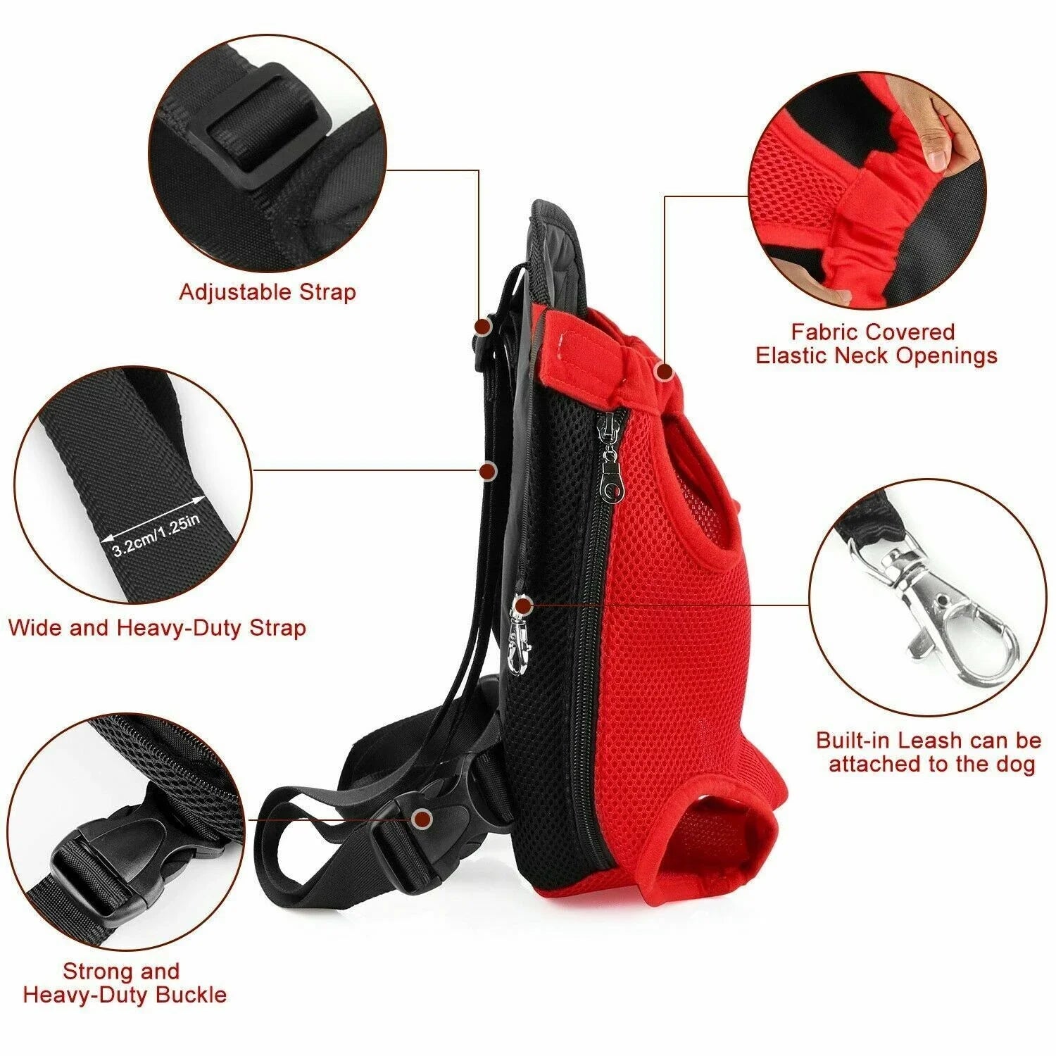 Outdoor Travel Dog Carrier Backpack all dog sizes