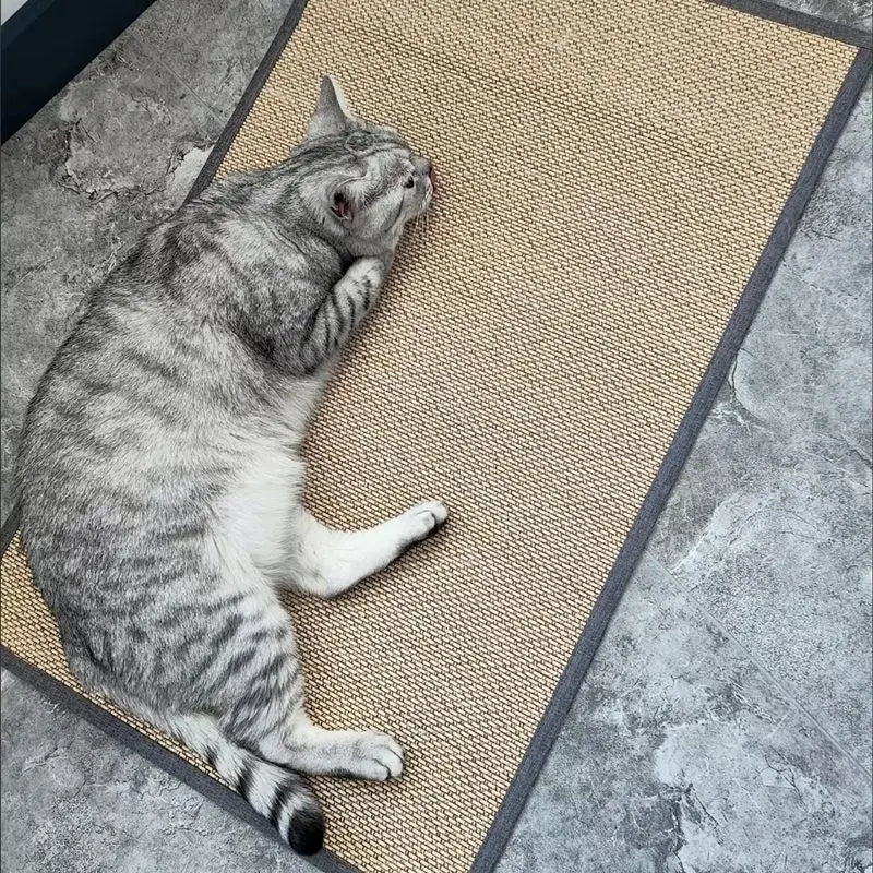 Bamboo Cat Scratcher: Natural Nails Sharpener & Furniture Protector