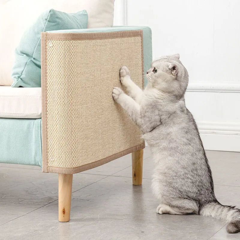 Bamboo Cat Scratcher: Natural Nails Sharpener & Furniture Protector