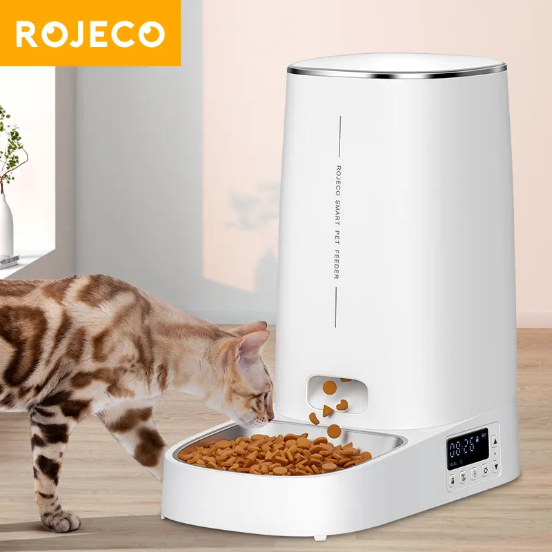 ROJECO 4L Auto Smart Pet Feeder Dispenser