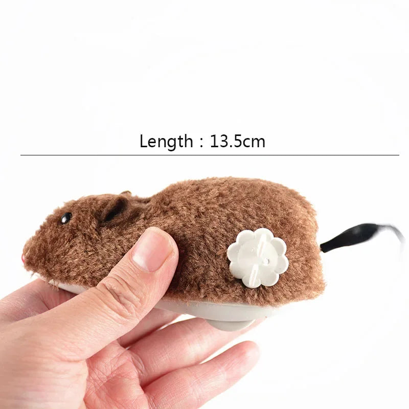 Interactive Plush Cat Mouse Motion Toy | PetyWorld-Shop