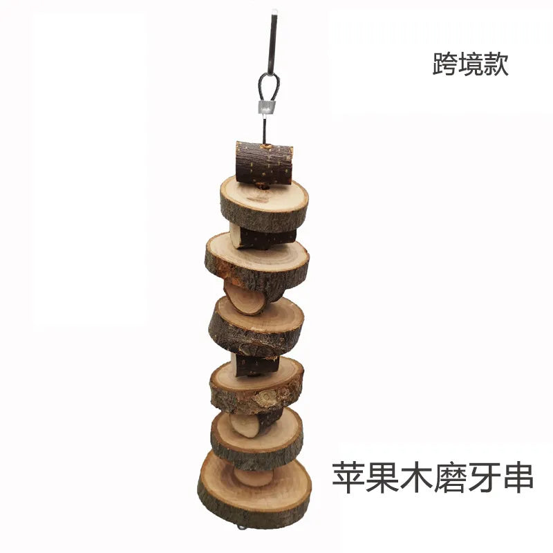 Chewable Cotton Rope Parrot Toy for Training and Entertainment