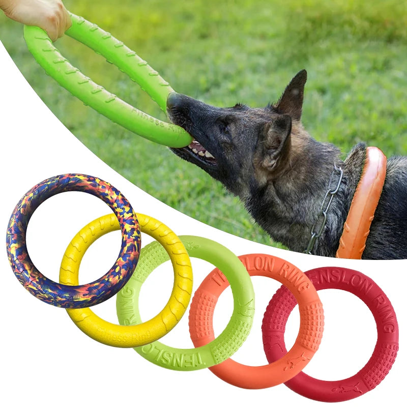 Ring Dog Toy: Interactive EVA Training for Floating Fun