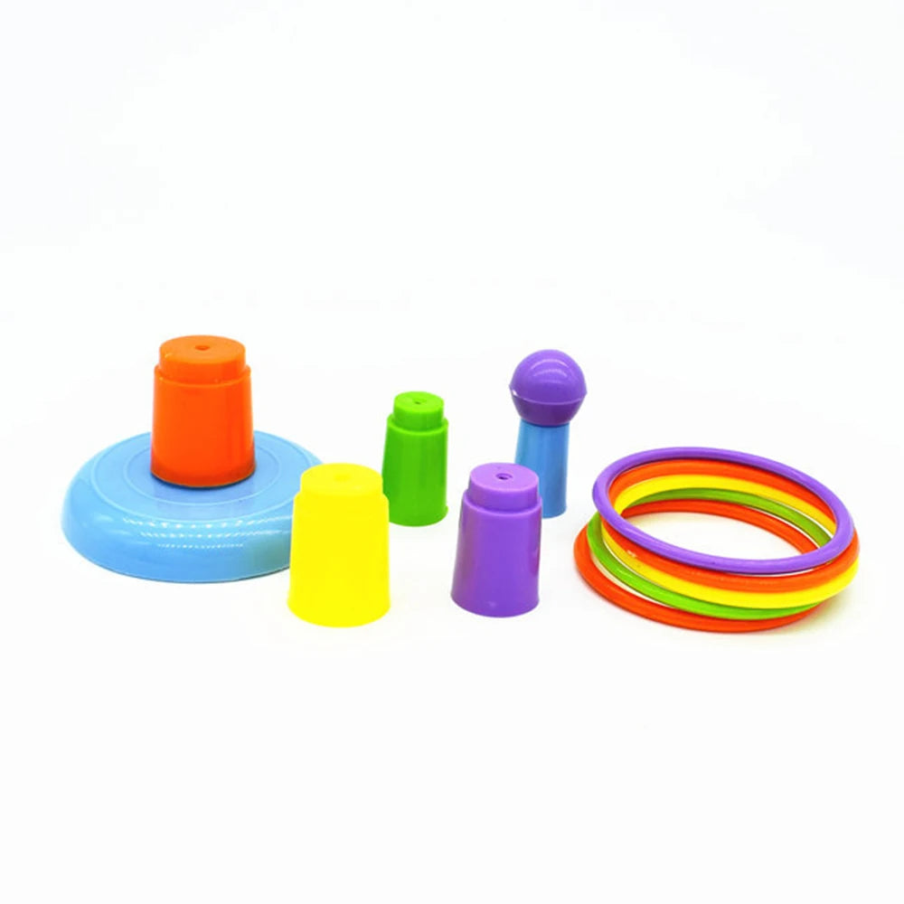 Vibrant Mini Iron Rings: Engaging Bird Toys for Smart Play
