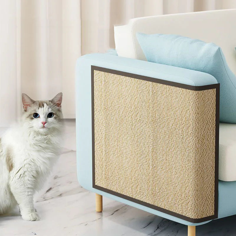 Bamboo Cat Scratcher: Natural Nails Sharpener & Furniture Protector
