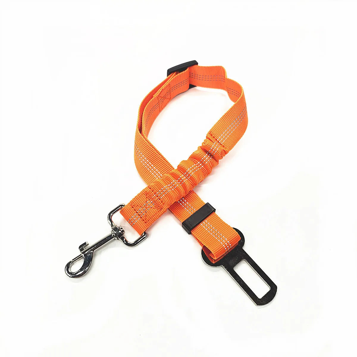 Secure Travel: Adjustable Dog Harness with Car Seat Belt Clip