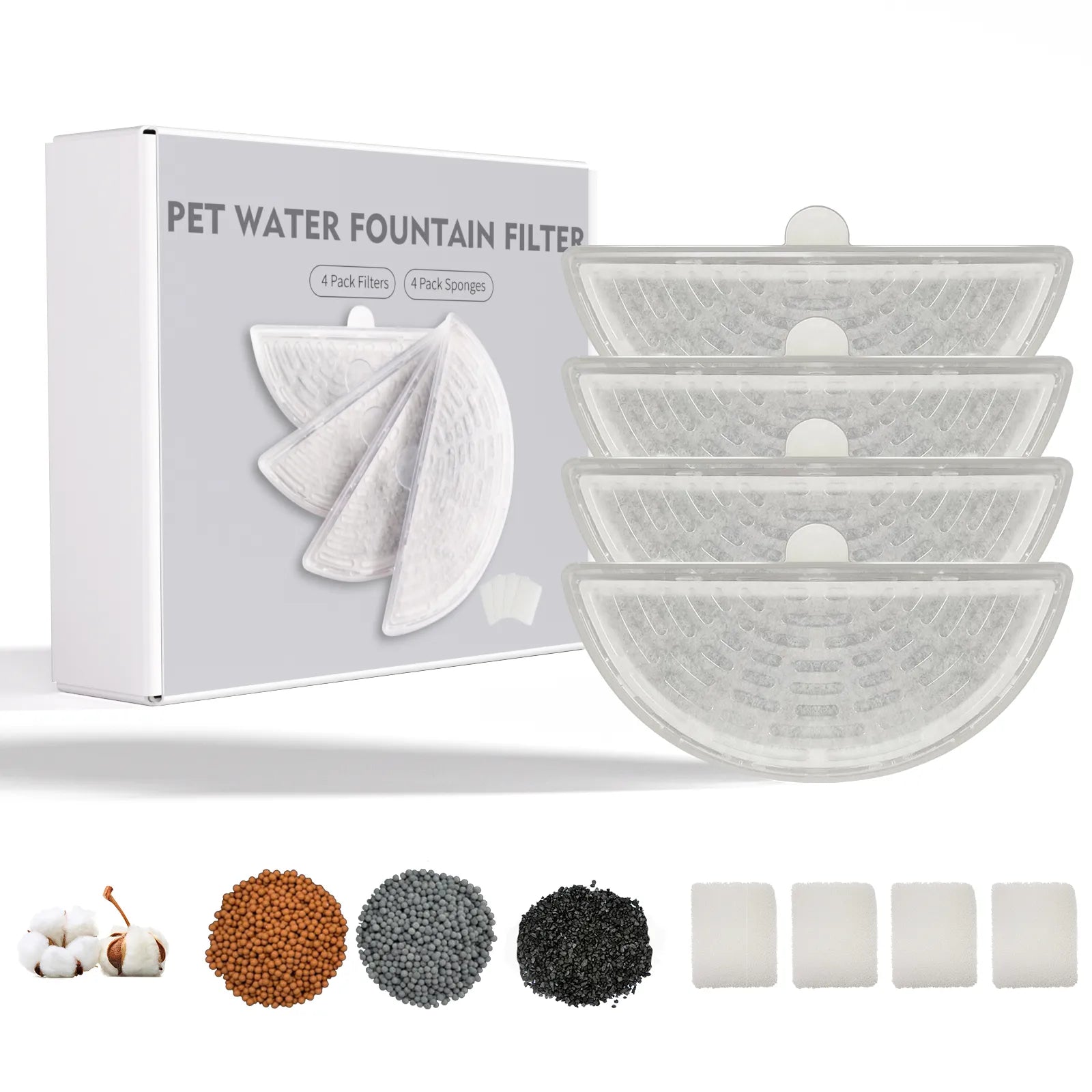 Cat Water Fountain Wireless Pump with Automatic Smart Fountain App