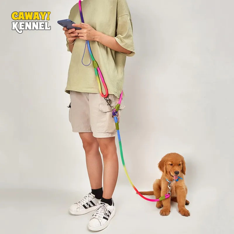 Reflective Dog Leash: Freedom, Safety, Comfort - CAWAYI KENNEL