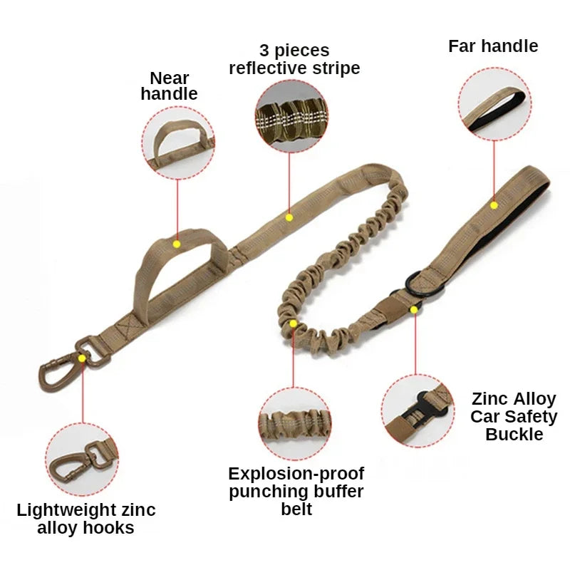 Premium Dog Harness: Strong, Tactical, Stylish (Med-Large)