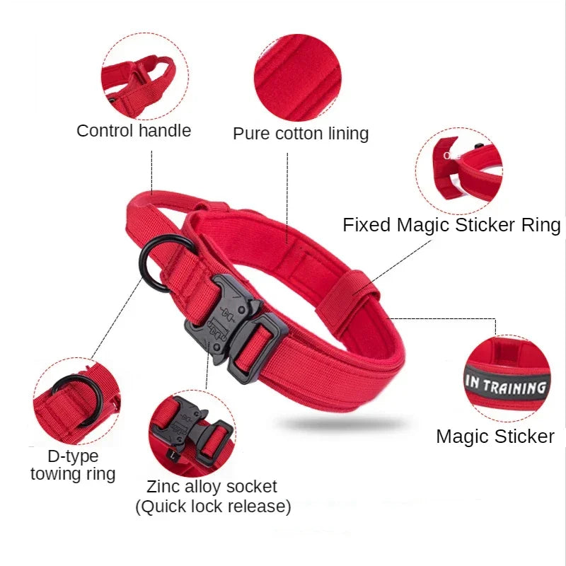 Premium Dog Harness: Strong, Tactical, Stylish (Med-Large)