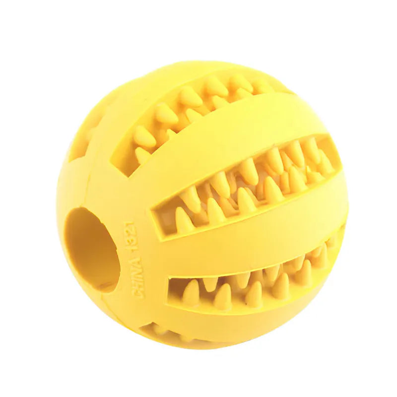 Interactive Dog Treat Ball: Chew Fun for Small Dogs