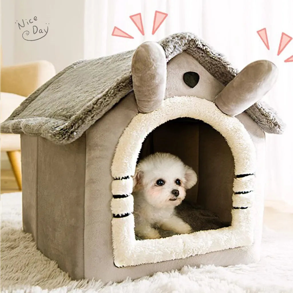 Indoor Foldable, removable & washable Dog kennel bed
