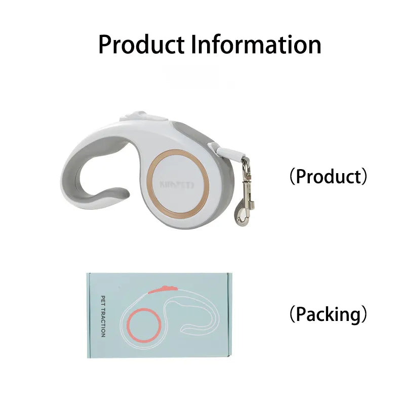 Enhance Dog Walks with Flexible Retractable Leash