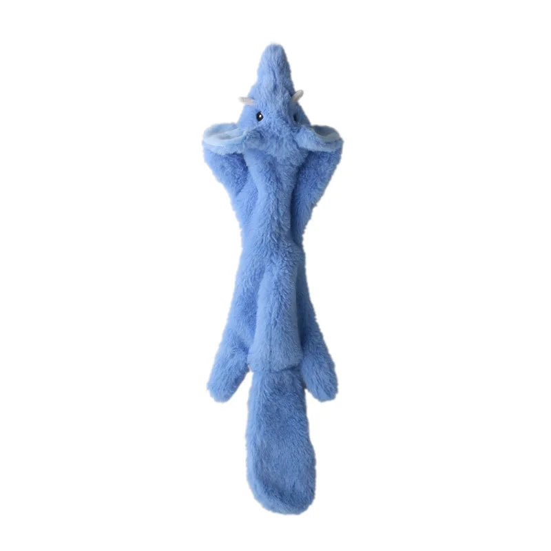 Squeak Dog Toy: Durable & Stuffingless Plush Chew Fun