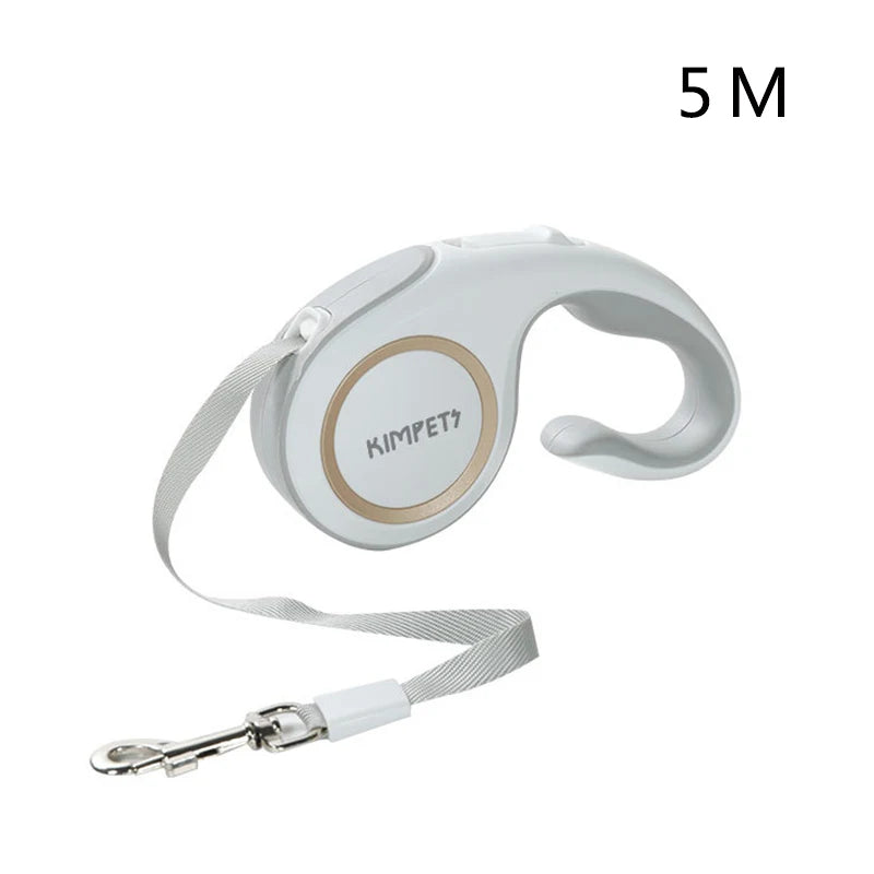 Enhance Dog Walks with Flexible Retractable Leash