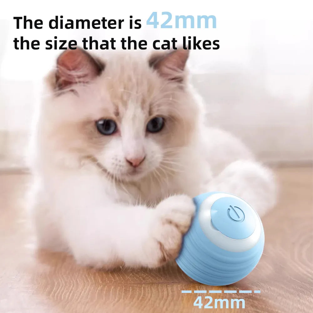 Electronic Cat Toy: Smart Interactive Ball for Indoor Fun