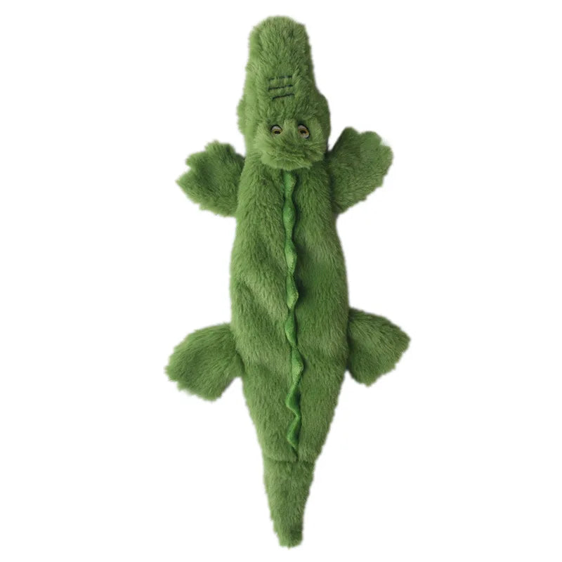 Squeak Dog Toy: Durable & Stuffingless Plush Chew Fun