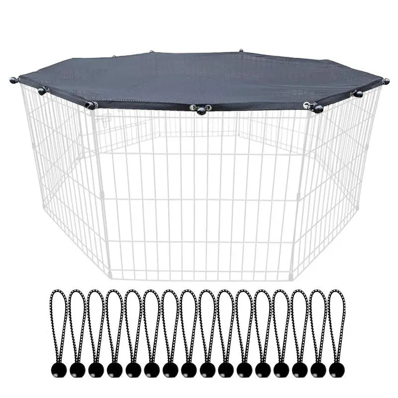 Premium Dog Playpen Cover: Sun, Rain, Escape-Proof